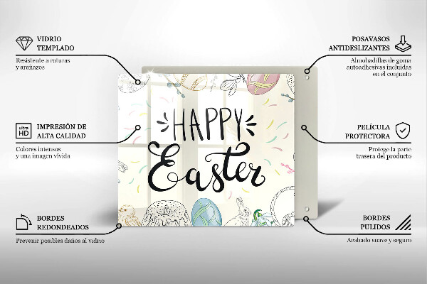 Cache plaque de cuisson Happy Easter