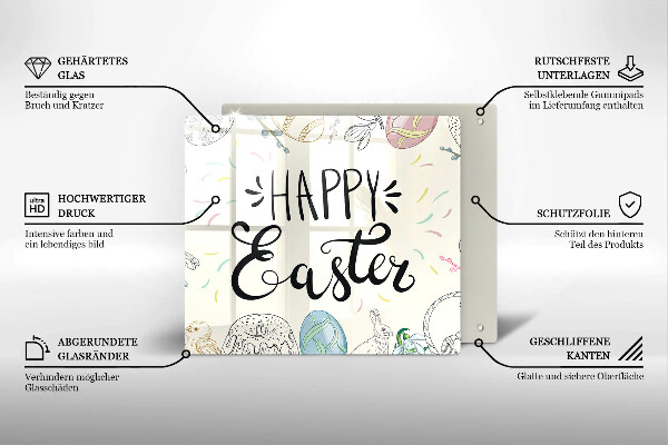 Cache plaque de cuisson Happy Easter
