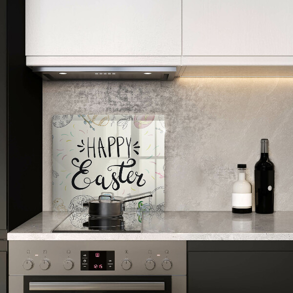 Cache plaque de cuisson Happy Easter