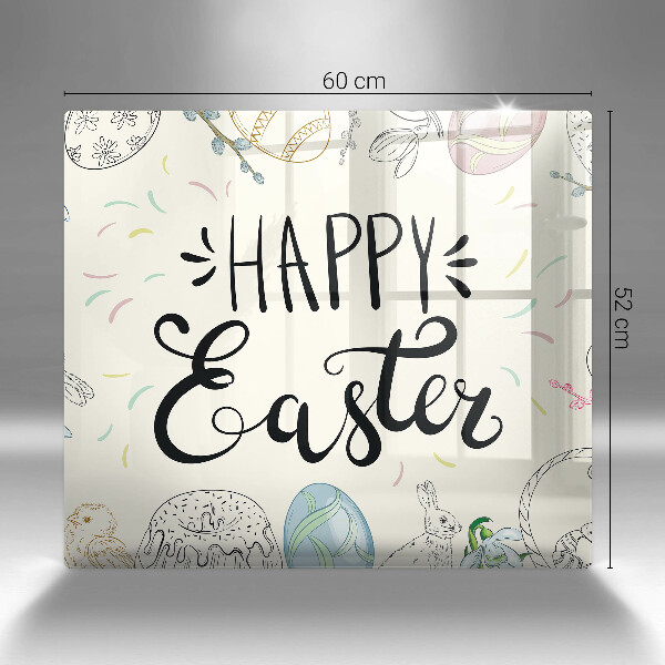 Cache plaque de cuisson Happy Easter
