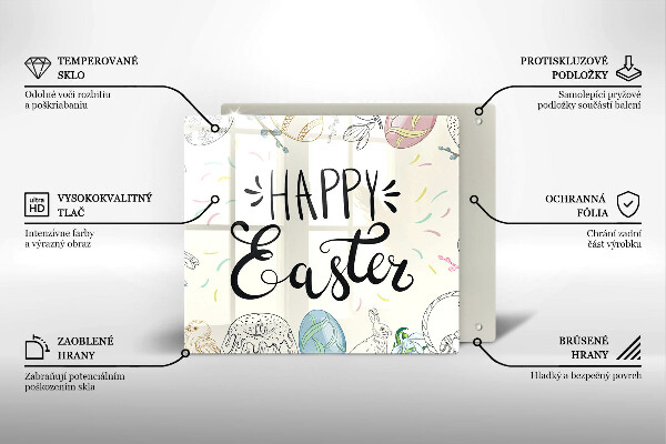 Cache plaque de cuisson Happy Easter