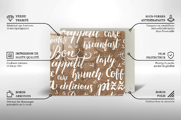 Cache plaque de cuisson Bon appetit sous-titres