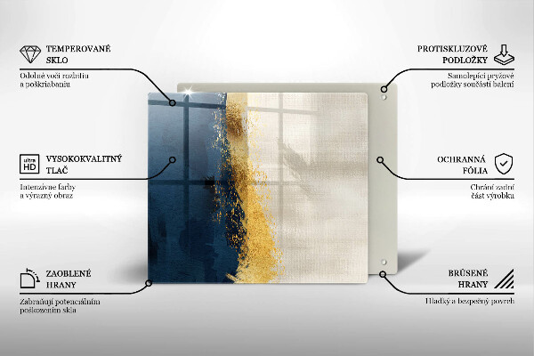 Cache plaque de cuisson Abstraction de l'or