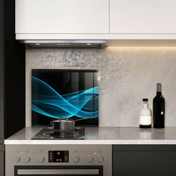 Protection plaque induction Abstraction bleue