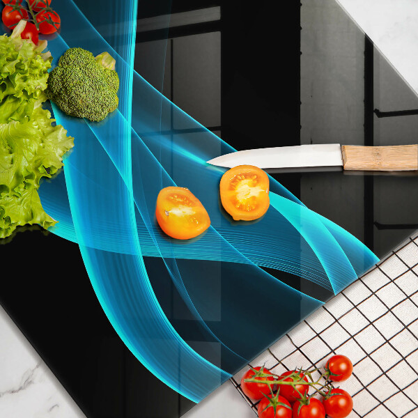 Protection plaque induction Abstraction bleue