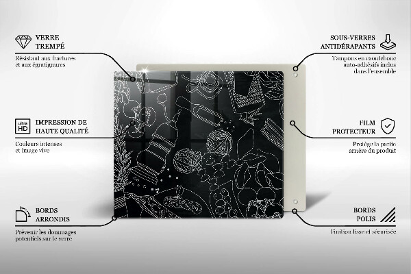 Cache plaque de cuisson Accessoires de cuisine