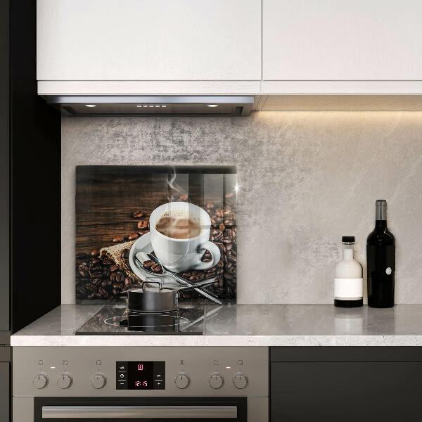 Protection plaque induction Tasse et grains de café