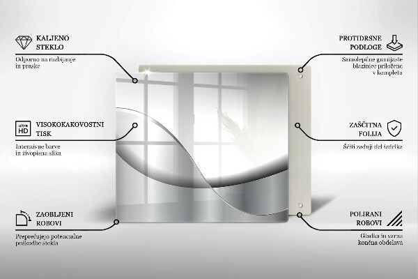 Cache plaque de cuisson Conception de lignes abstraites