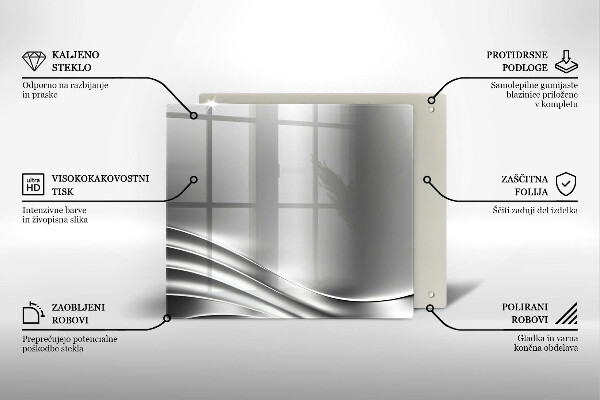 Protection plaque induction Structure métallique