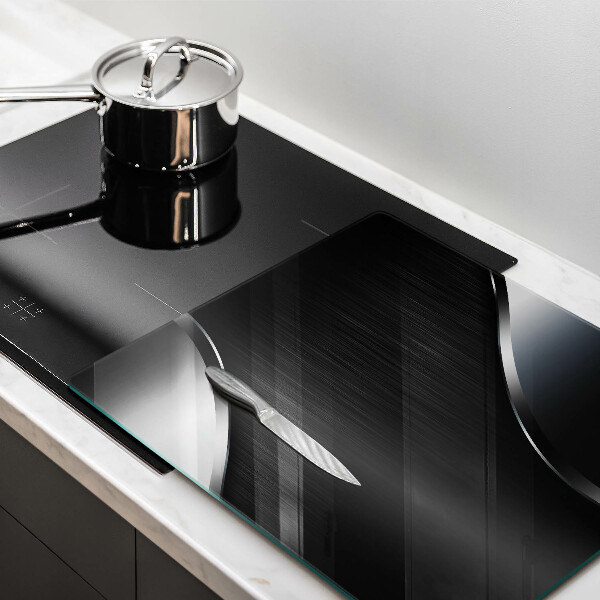 Cache plaque de cuisson Abstraction du métal