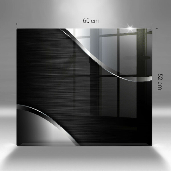 Cache plaque de cuisson Abstraction du métal