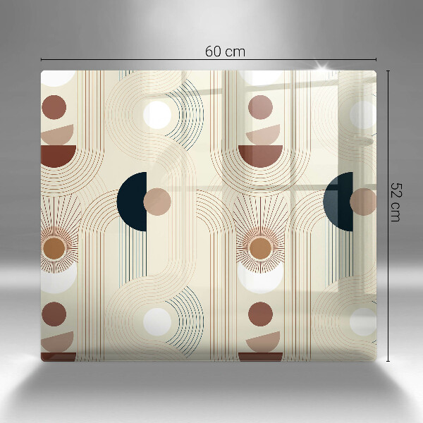 Cache plaque de cuisson Formes géométriques bohèmes