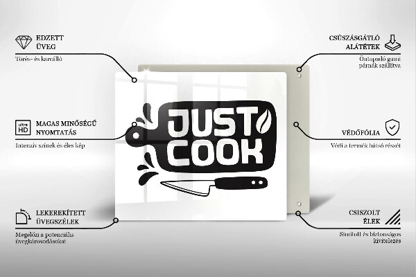 Cache plaque de cuisson Just cook