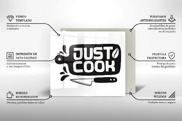 Cache plaque de cuisson Just cook