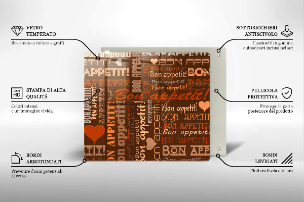 Cache plaque de cuisson Bon appetit sous-titres