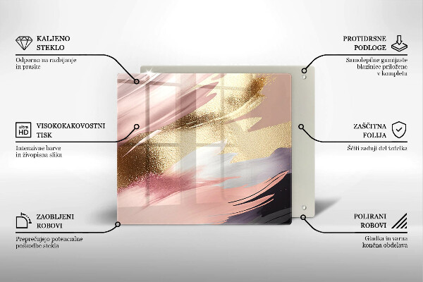 Protection plaque induction Taches pastel