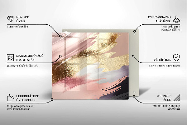 Protection plaque induction Taches pastel