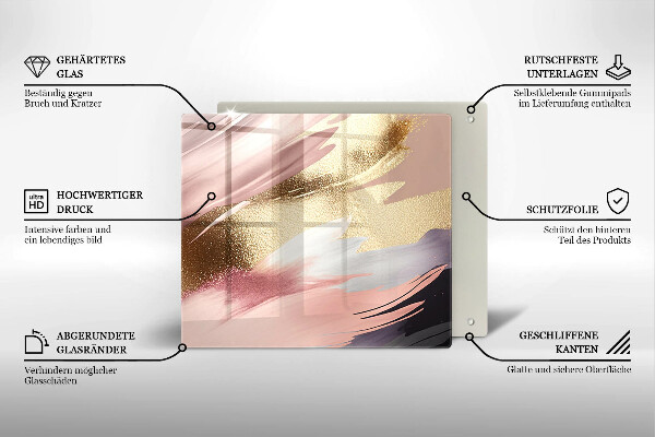 Protection plaque induction Taches pastel