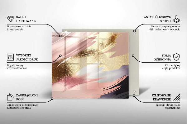 Protection plaque induction Taches pastel