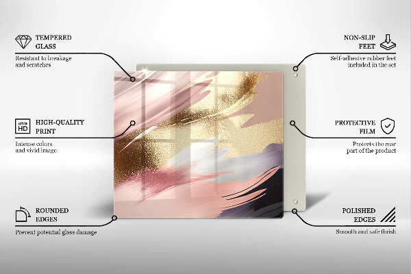 Protection plaque induction Taches pastel