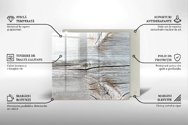 Protection plaque induction Structure en bois clair