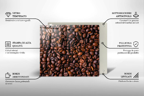 Protection plaque induction Grains de café