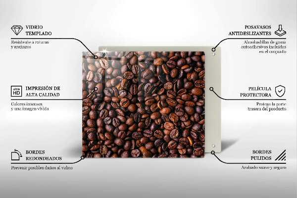 Protection plaque induction Grains de café