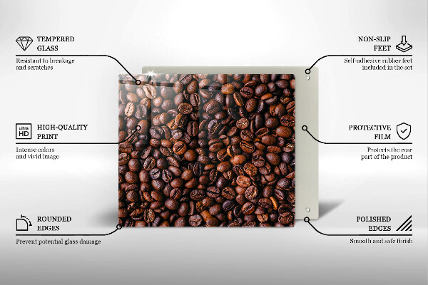 Protection plaque induction Grains de café
