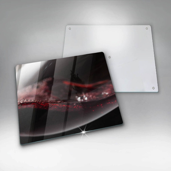 Protection plaque induction Vin rouge dans un verre