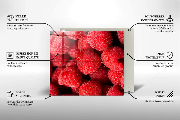 Protection plaque induction Framboise