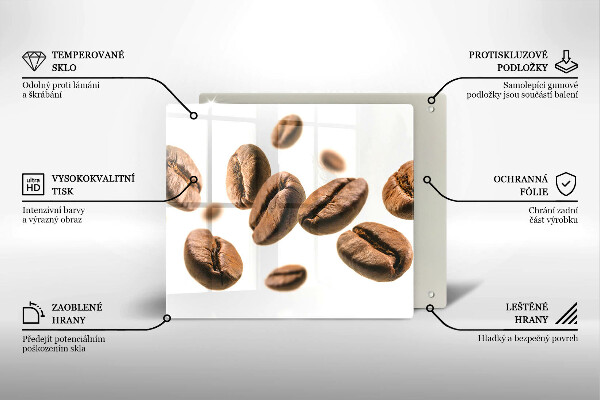 Protection plaque induction Grains de café