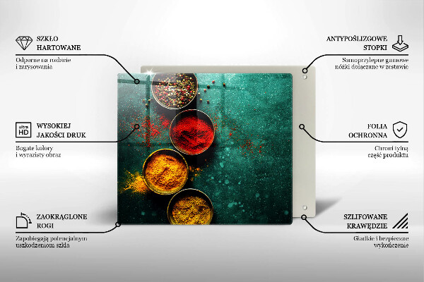 Protection plaque induction Épices orientales