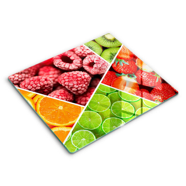 Protection plaque induction Fruits colorés