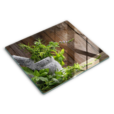 Protection plaque induction Herbes vertes