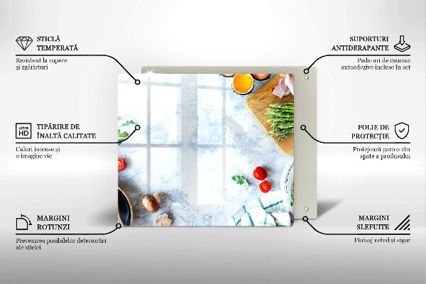 Protection plaque induction Ingrédients en cuisine