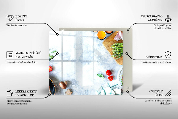 Protection plaque induction Ingrédients en cuisine