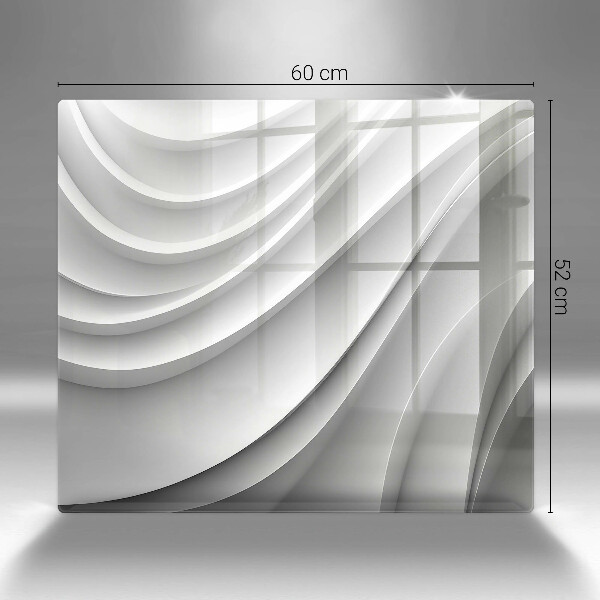 Protection plaque induction Lignes géométriques