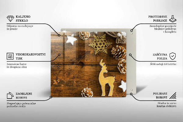 Protection plaque induction décorations de Noël