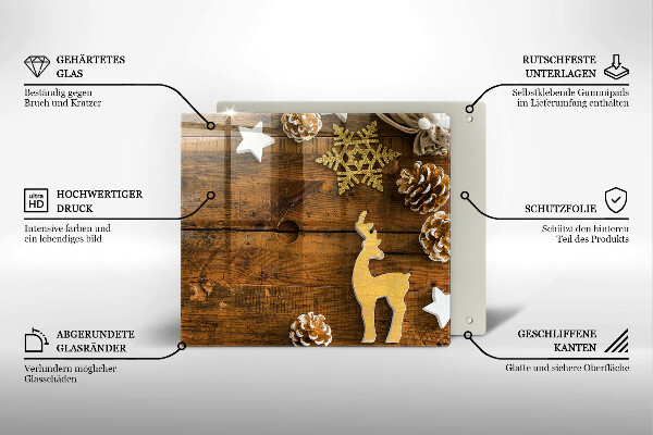 Protection plaque induction décorations de Noël