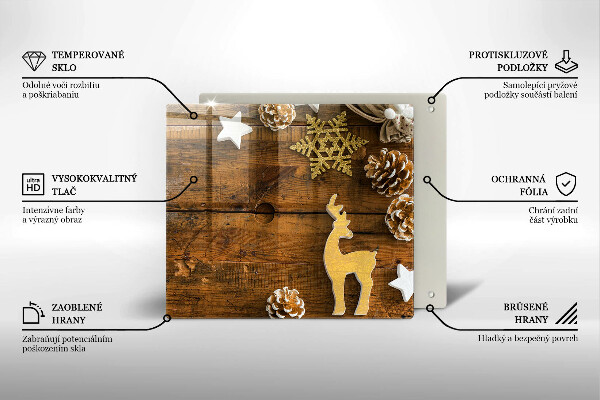 Protection plaque induction décorations de Noël