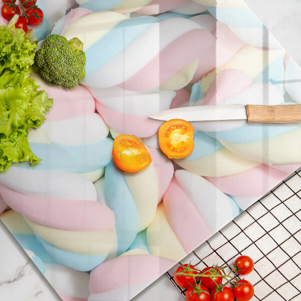 Protection plaque induction Guimauves colorées