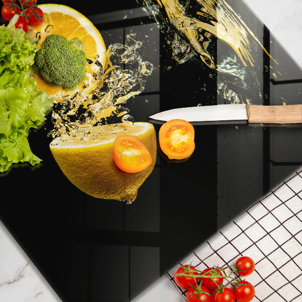 Cache plaque de cuisson Fruit de citron juteux