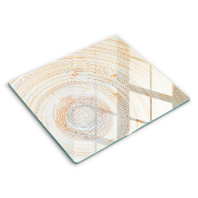 Protection plaque induction Texture du bois