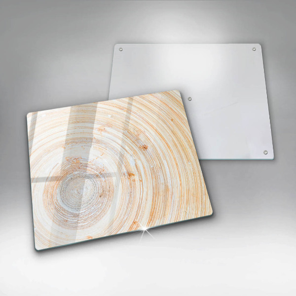 Protection plaque induction Texture du bois
