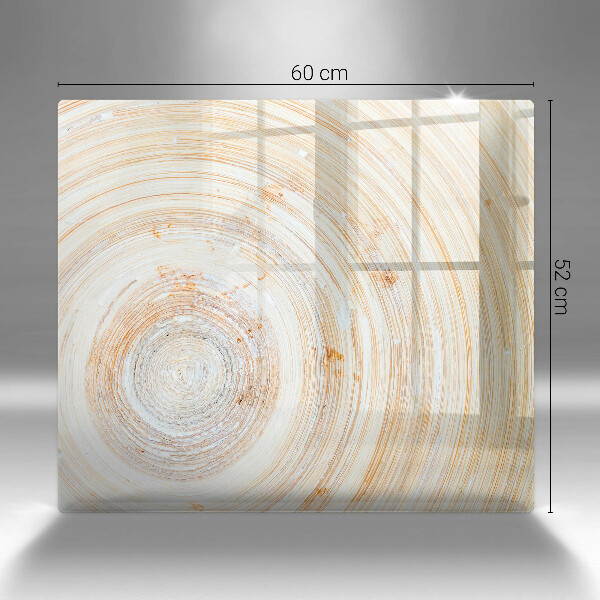 Protection plaque induction Texture du bois