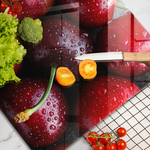 Protection plaque induction Gros plan de cerises