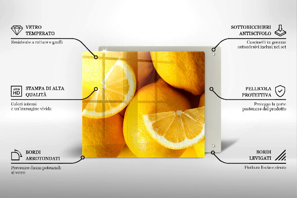 Protection plaque induction Citrons juteux