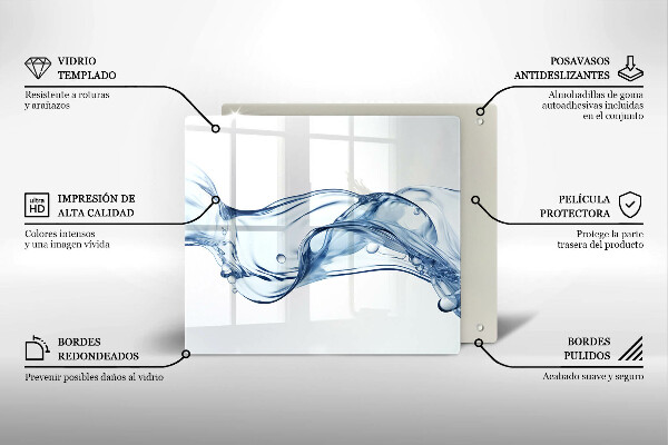 Protection plaque induction Eau cristalline