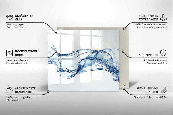 Protection plaque induction Eau cristalline