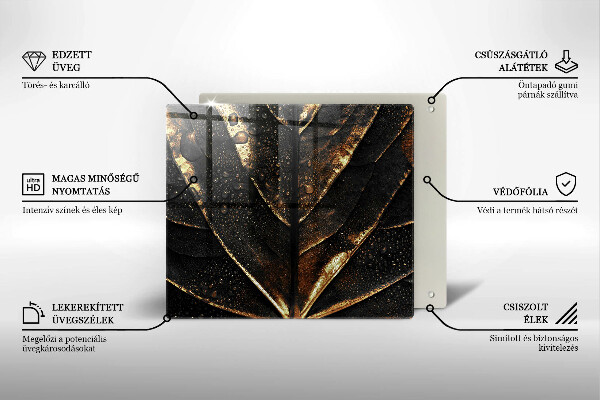 Protection plaque induction Feuille d'or